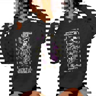 Christian Dry Bones Come To Life Floral Skeleton Women Hoodie - Monsterry