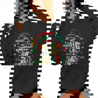 Christmas Crew 2024 Xmas Groovy Making Memories Holiday Women Hoodie | Seseable UK