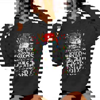 This Is My Christmas Pajama Xmas Pjs Women Women Hoodie | Mazezy