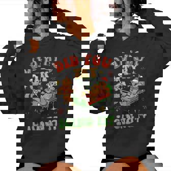 Christmas School Nurse Xmas Did You Try Icing It Gingerbread Women Hoodie - Monsterry