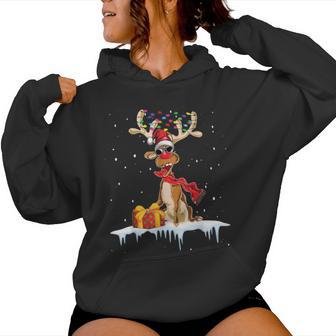 Christmas Women's For Him Reindeer Kapuzenpullover für Damen - Geschenkecke