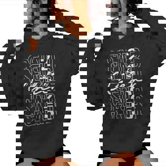 Class Of 2025 Senior Year Cheer Mom Senior 2025 Women Hoodie - Monsterry