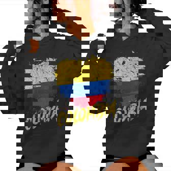 Colombia Heart Flag Women Hoodie | Mazezy
