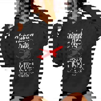 Couple Matching Husband And Wife Travel Partners For Life Women Hoodie - Thegiftio UK