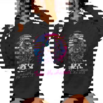 Creed '24 Take Me Higher American Astronaut Women Women Hoodie | Mazezy