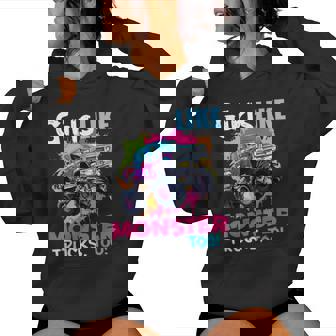 Cute Monster Truck Girls Like Monster Trucks Too Girl Women Hoodie - Monsterry