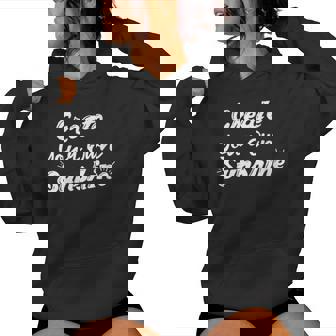 Cute Positive Create Your Own Sunshine Women Hoodie - Monsterry