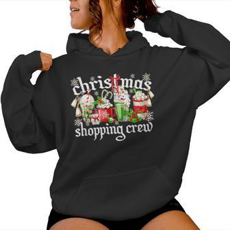Cute Xmas Sets For Christmas Shopping Crew Women Hoodie - Monsterry