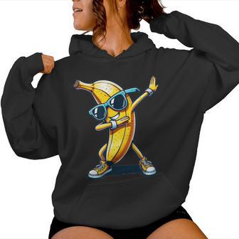 Dab Banana Dancing Dabbing Banana Fruit Meme Kapuzenpullover für Damen - Geschenkecke