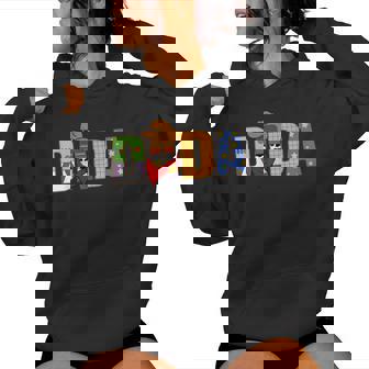 Dada Birthday Western Rodeo Dad And Mom Boy Family Matching Women Hoodie | Seseable UK