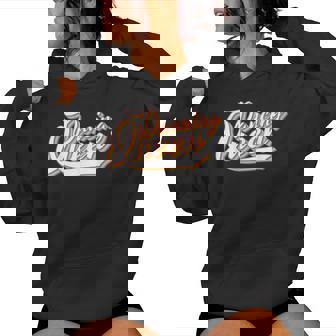Dancing Queen 70S Disco Retro Script Women Hoodie - Thegiftio