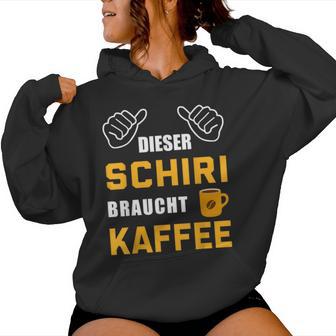 Dieser Schiri Needs Coffee Referee Referee Schiri Kapuzenpullover für Damen - Geschenkecke