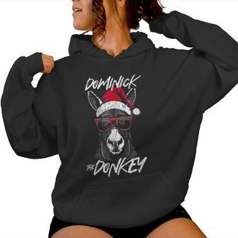 Dominick The Donkey Women Hoodie - Thegiftio UK