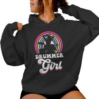 Drummer Girl Women's Kapuzenpullover für Damen - Geschenkecke