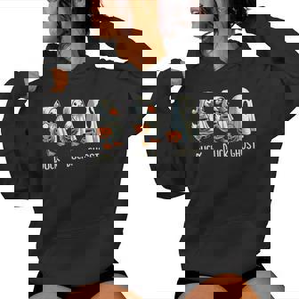 Duck Ghost Pun Trunk Or Treat Trick Or Treat Halloween Women Hoodie - Thegiftio UK