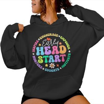 Early Head Start Squad Homeschool Teacher Headstart Women Hoodie - Thegiftio UK