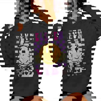 Eleven Is A Vibe Boy 11 Is A Vibe Girls 11Th Birthday Women Hoodie - Thegiftio UK
