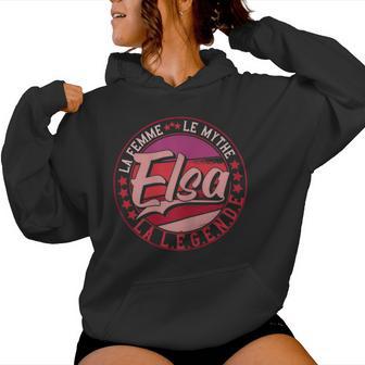 Elsa La Le Mythe La Légende Sweat à capuche femme - Cadeauxyz