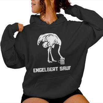 Engelbert Sauf Work Wear Beer Bird Humour Kapuzenpullover für Damen - Geschenkecke