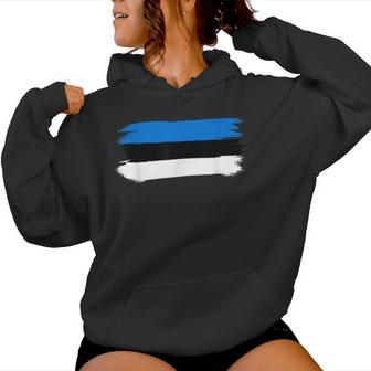 Estonia Estonia Maps Estonia Flag For Women Kapuzenpullover für Damen - Geschenkecke