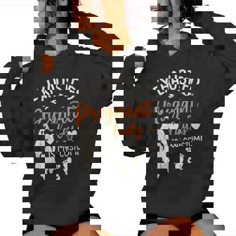 Exhausted Pregnant Lady Costume Halloween Pregnancy Mom Women Hoodie - Thegiftio UK