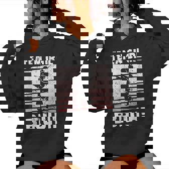 Family Team Girl Bruh Gender Reveal Party Announcement Women Hoodie - Monsterry