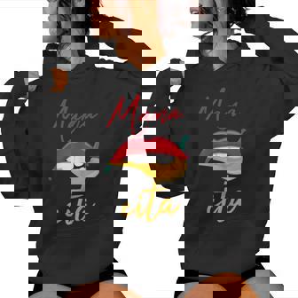 Fiesta Mexicana Cinco De Mayo Mama Cita Sudadera con capucha para mujer - Regaloses