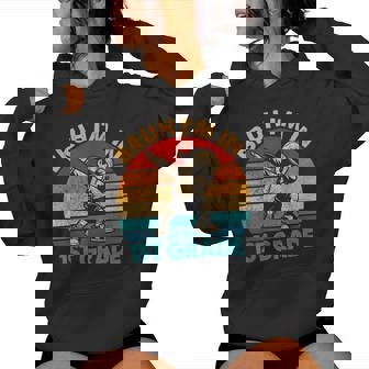 First Grade Dabbing Boy Bruh I'm In 1St Grade Student Women Hoodie | Mazezy