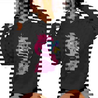 Flamingo Summer Vibes Vacation Flock Bird Women Hoodie - Monsterry
