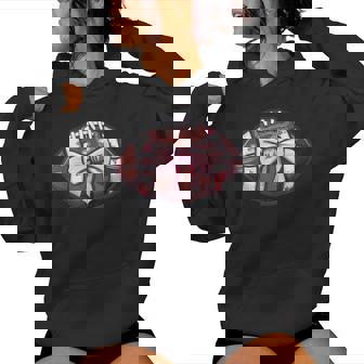 Football Girl Bow Women Hoodie | Seseable CA
