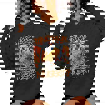 Dinosaur Chicken Nugget Bootleg Hardcore Flames Meme Women Hoodie - Thegiftio UK