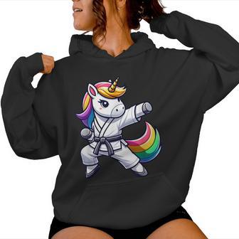 Karate Unicorn Athlete Belt Boys Girls Kapuzenpullover für Damen - Geschenkecke