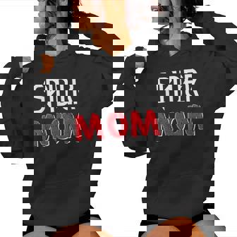 Spider Mom For Girls Love Spider Women Hoodie - Thegiftio UK