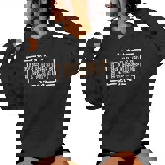 Trump 2024 Leopard Print For Women Women Hoodie - Thegiftio UK