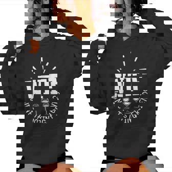 Wine Lover Wtf Wine Tasting Friends Drinking Wine Women Hoodie - Thegiftio UK
