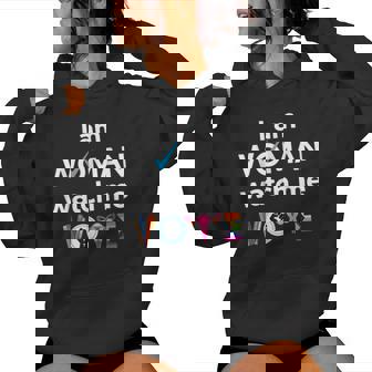 I Am Woman Watch Me Vote Women Hoodie - Thegiftio UK