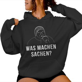 German Meme Grandma Was Machen Sachen Kapuzenpullover für Damen - Geschenkecke