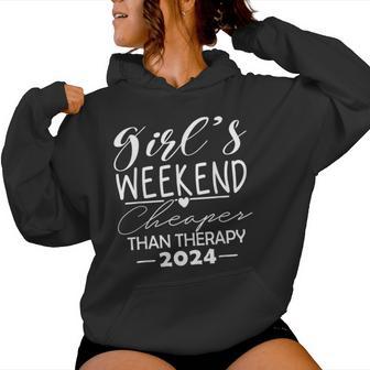 Girls Weekend 2024 Girls Trip 2024 Sisters Trip 2024 Women Hoodie - Thegiftio UK