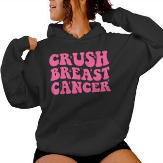 Groovy Crush Breast Cancer Awareness Boys Women Hoodie - Thegiftio UK