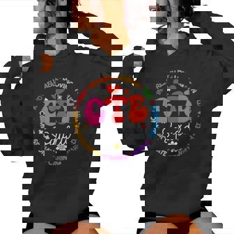 Groovy Cte Squad Teacher Back To School Teachers Students Women Hoodie - Thegiftio