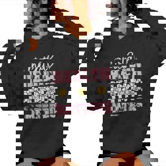 Groovy Mental Health Matters Human Brain Illness Awareness Women Hoodie - Thegiftio UK