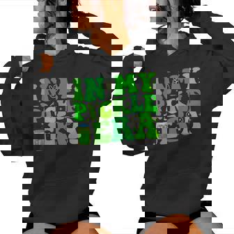 Groovy In My Pickle Era Cucumber Women Hoodie - Thegiftio