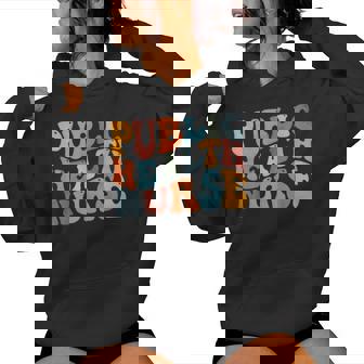 Groovy Public Health Nurse Healthcare Worker Nursing Women Hoodie - Monsterry