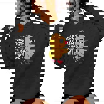 Guess What Chicken Butt For Egg Farming And Hen Rooster Farm Women Hoodie - Thegiftio UK
