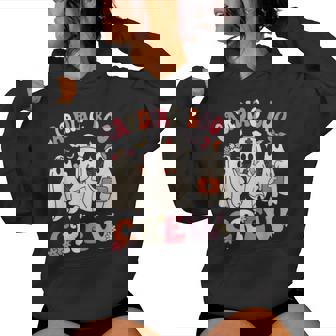 Halloween Cardiac Boo Crew Cardiology Nurse Ghost Women Hoodie - Thegiftio