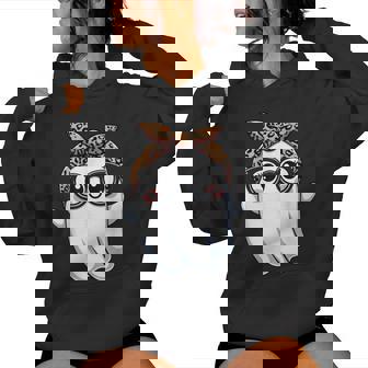 Halloween Ghost Glasses Boo Spooky Season Toddler Girl Women Hoodie - Thegiftio UK