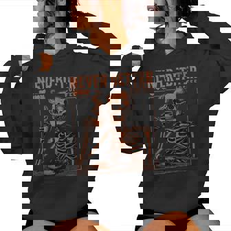 Halloween Skull Coffee Never Better Halloween Skeleton Women Hoodie | Mazezy