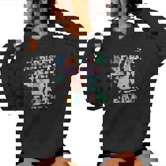 Happiest Nana On Earth Groovy Mom Mother's Day Women Hoodie - Monsterry