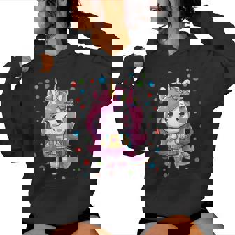 Happy Dot Day Unicorn Dots For Girls Women Hoodie - Thegiftio UK