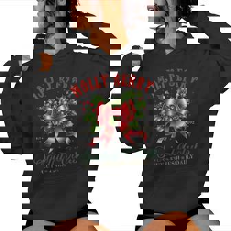 Holly Berry Social Club Cut Fresh Daily Christmas Men Women Women's Hoodie - Monsterry